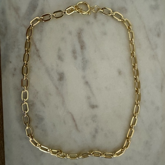 14k gold filled chain link necklace - Picture 1 of 3